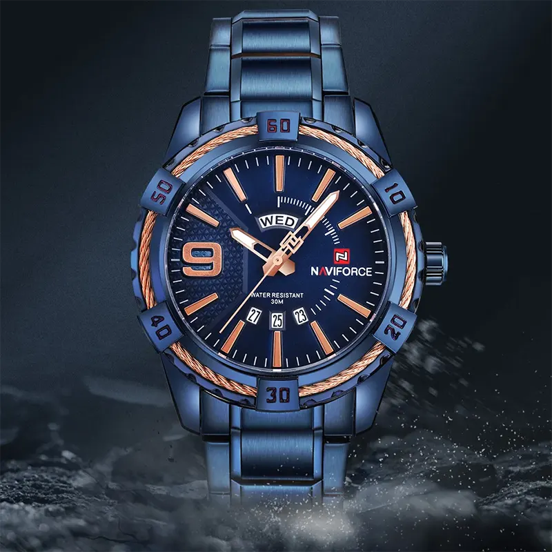 Naviforce Fashion NF9117 Blue Dial Men's Watch